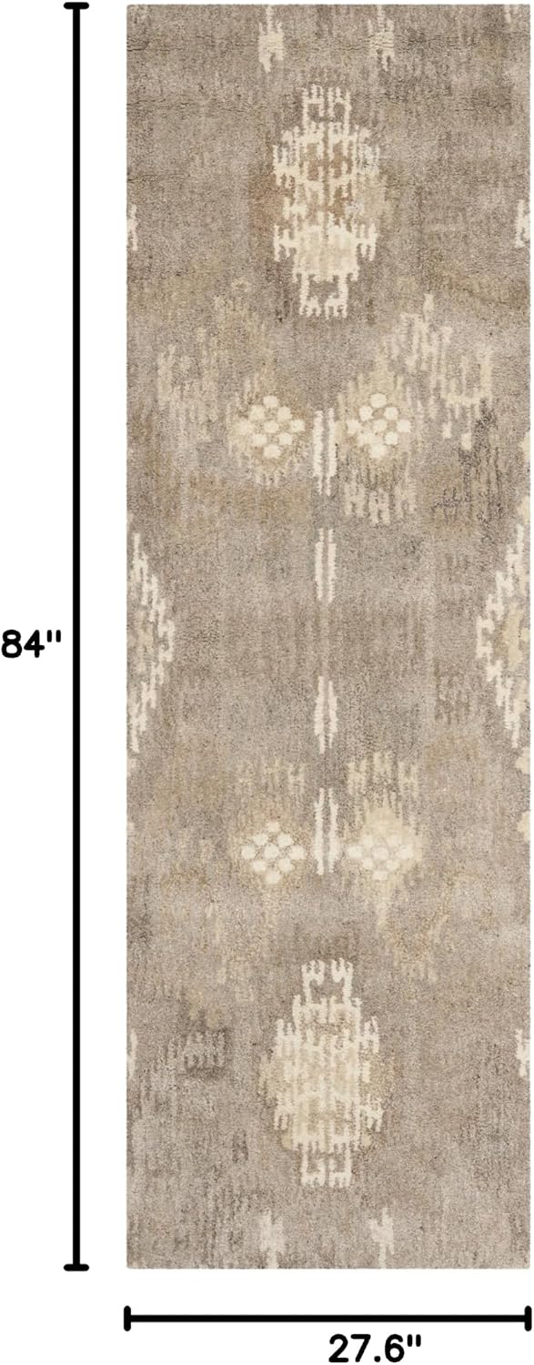 Handmade Modern Wool Runner Rug