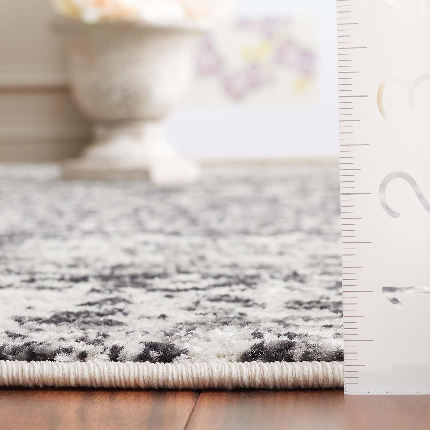 Distressed Oriental Medallion Rug