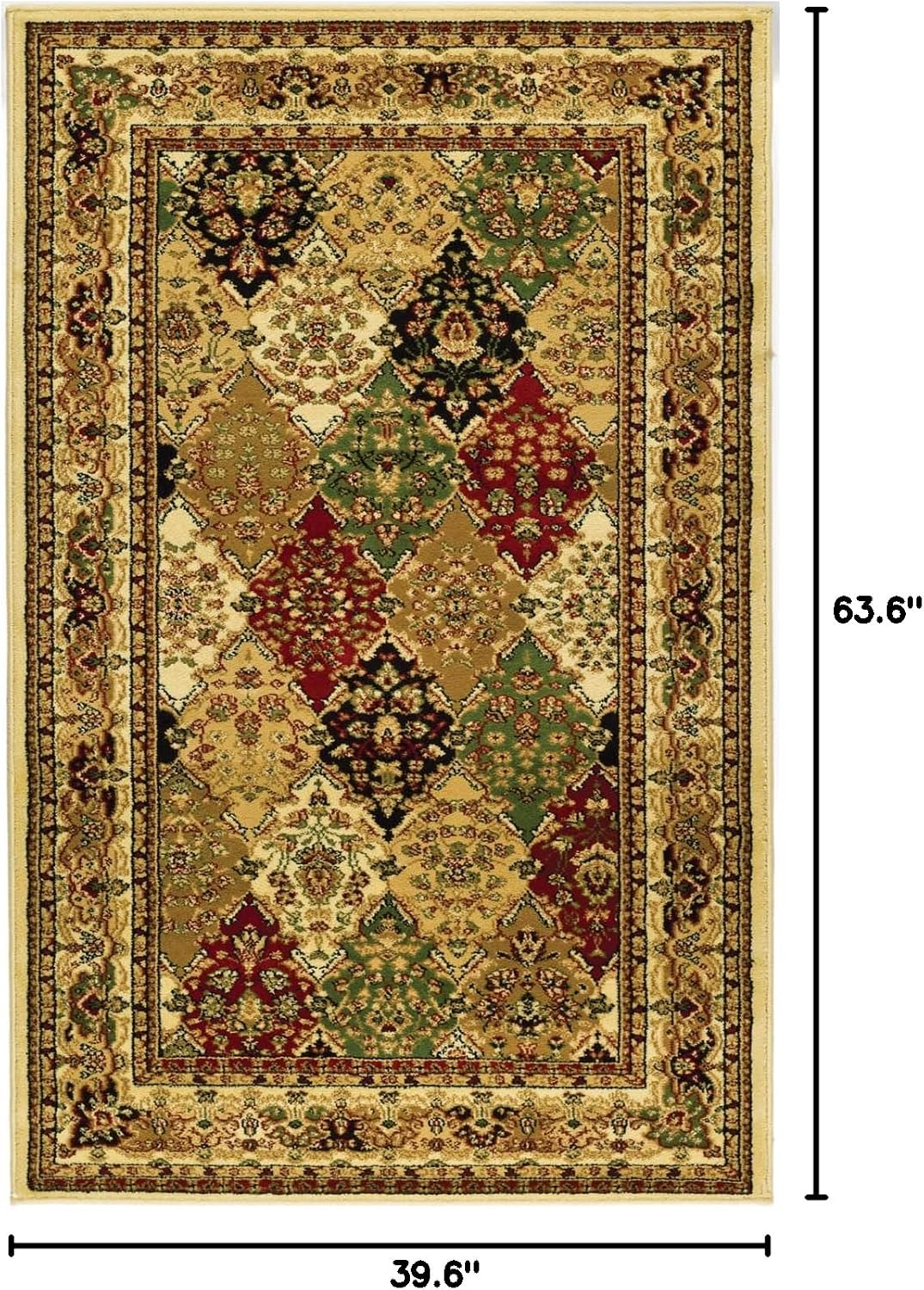 Traditional Oriental Accent Rug