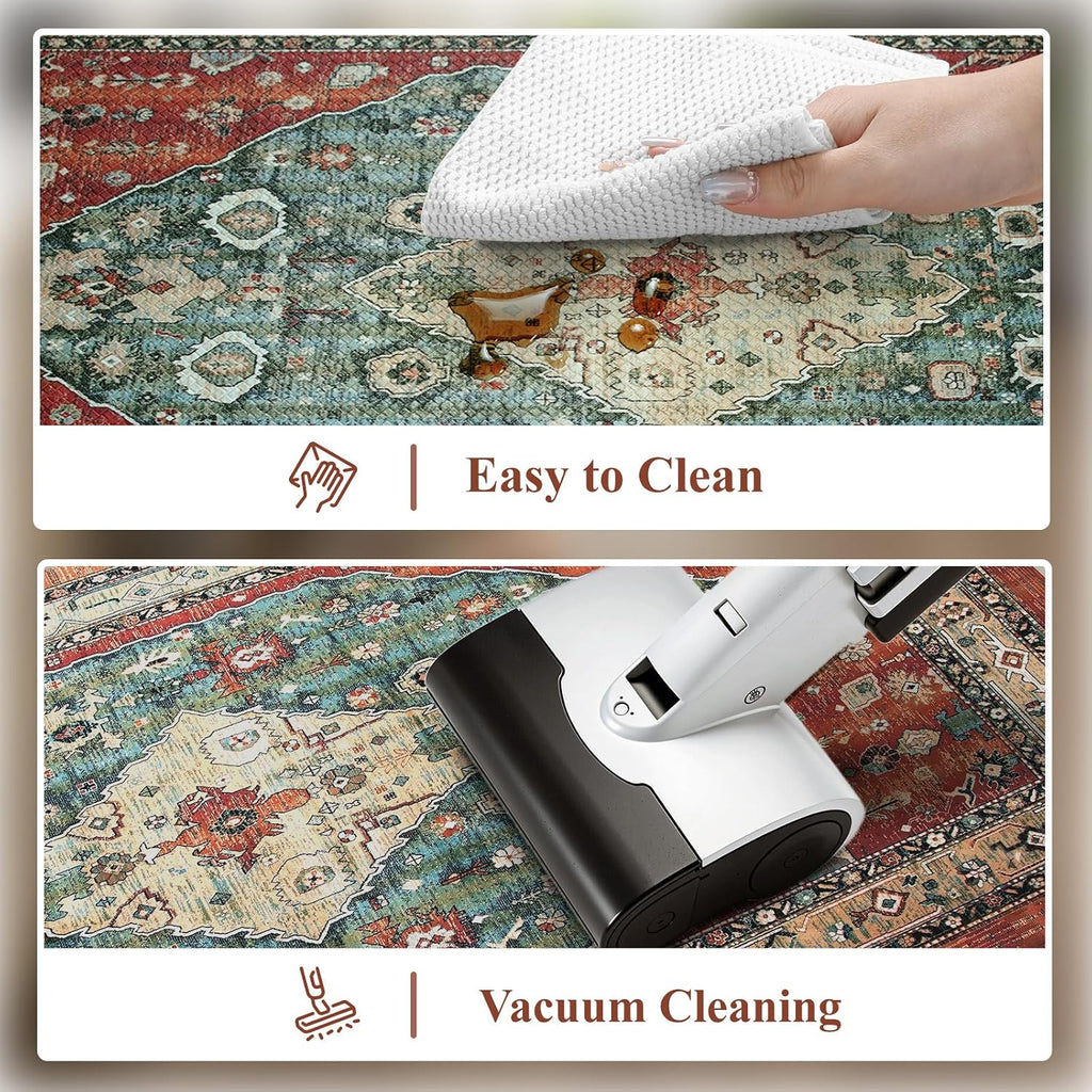 Collive Boho Kitchen Mat Set