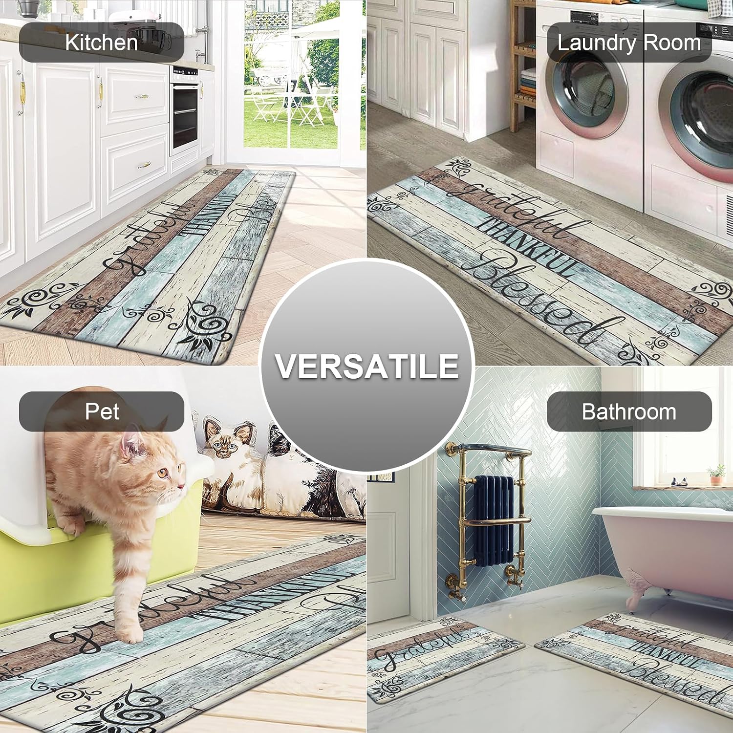 HEBE Farmhouse Kitchen Mat Set