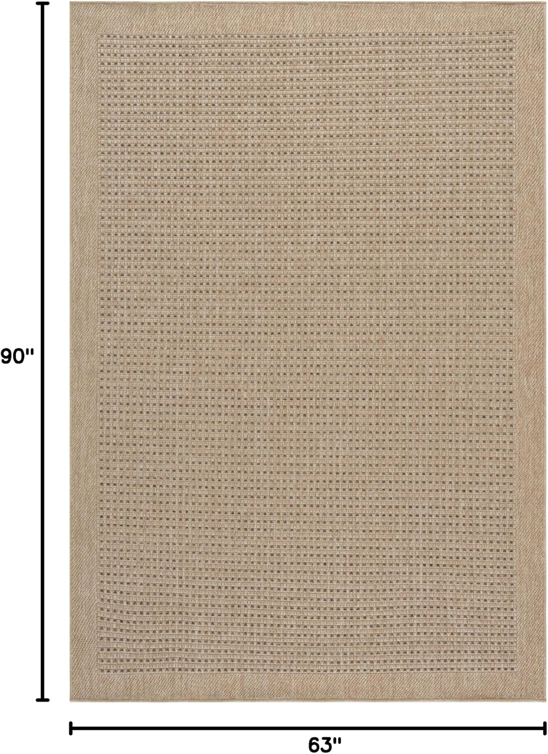SAFAVIEH Natural Beige Sisal Outdoor Rug