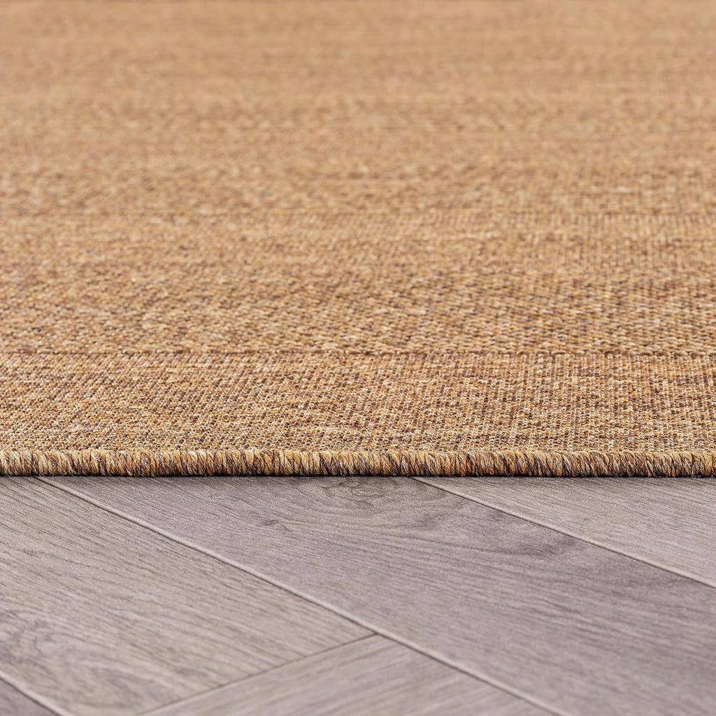 Rugshop Natural Border Jute Area Rug