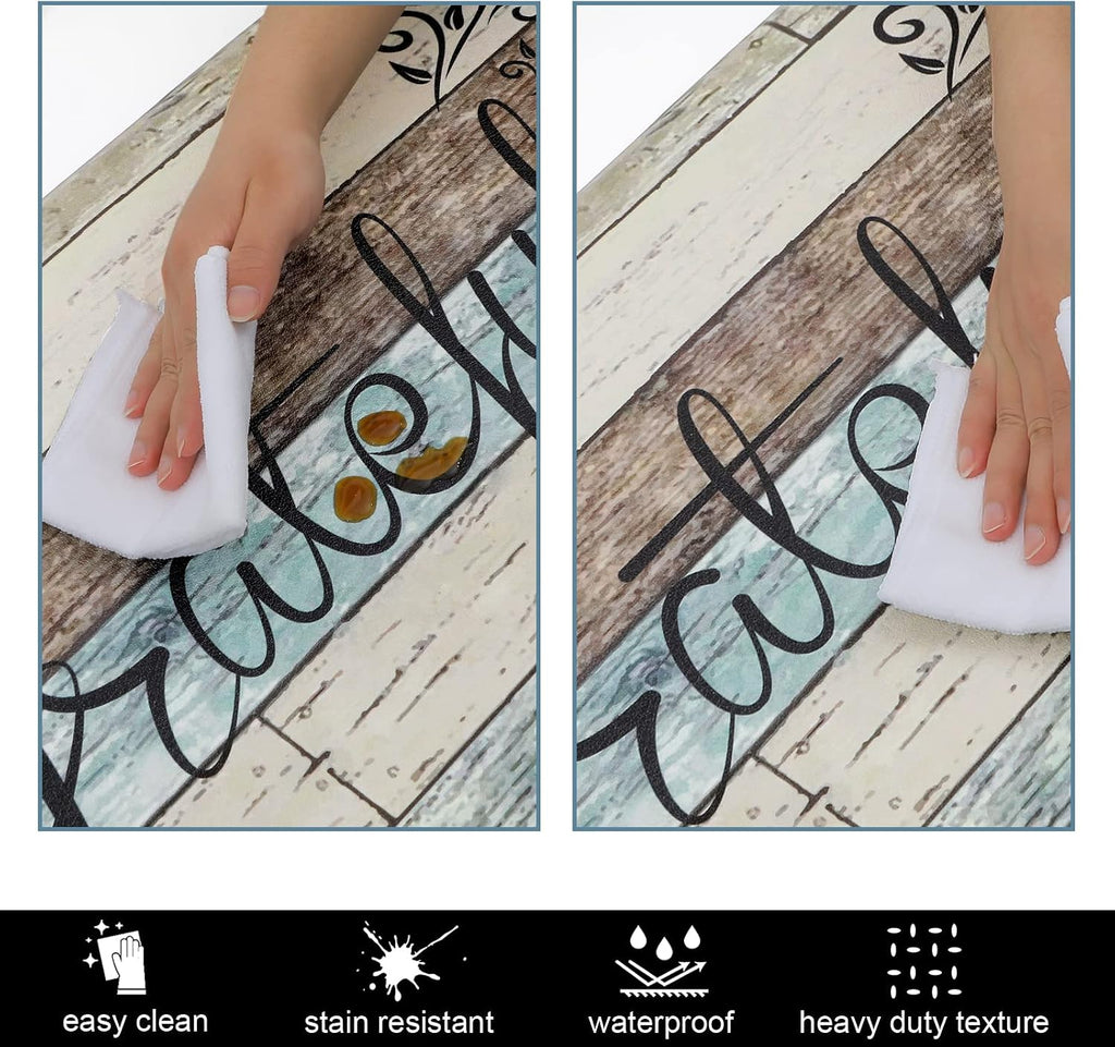 HEBE Farmhouse Kitchen Mat Set
