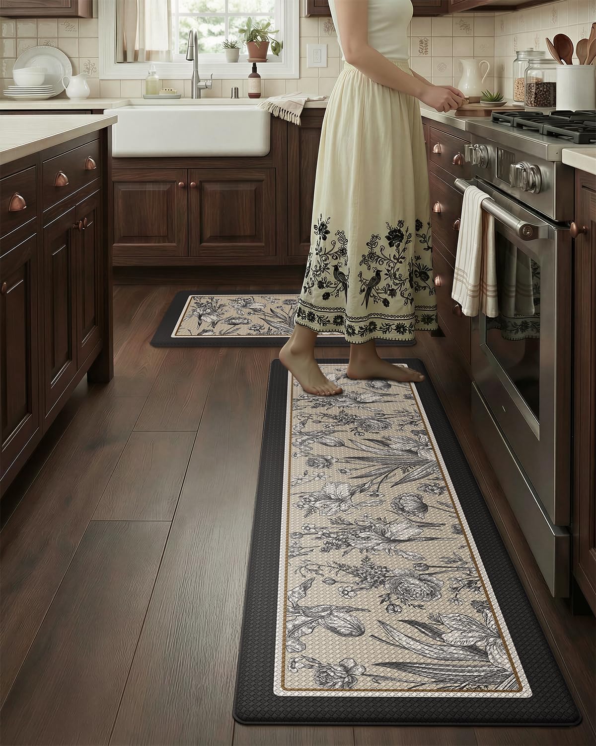 Waterproof Anti-Fatigue Kitchen Mat Set