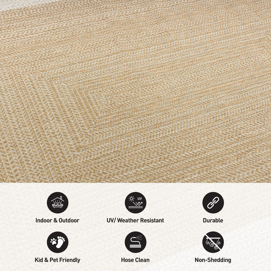 Rugshop Braided Reversible Outdoor Rug