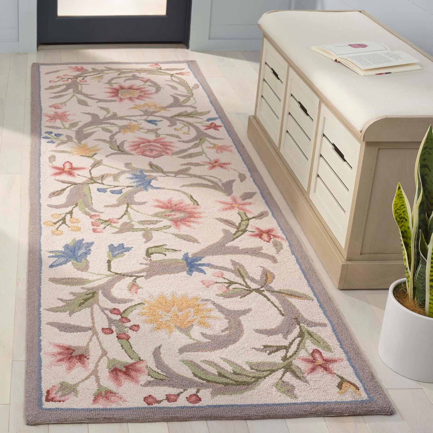 Ivory French Country Wool Runner