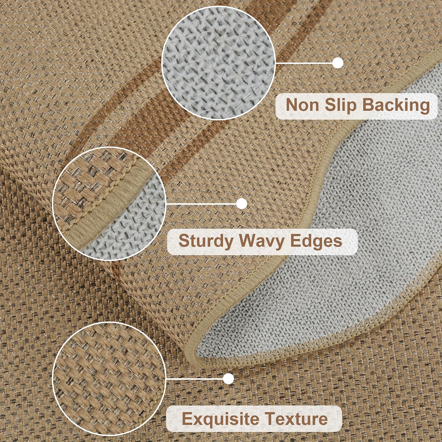 Scalloped Jute Entry Rug