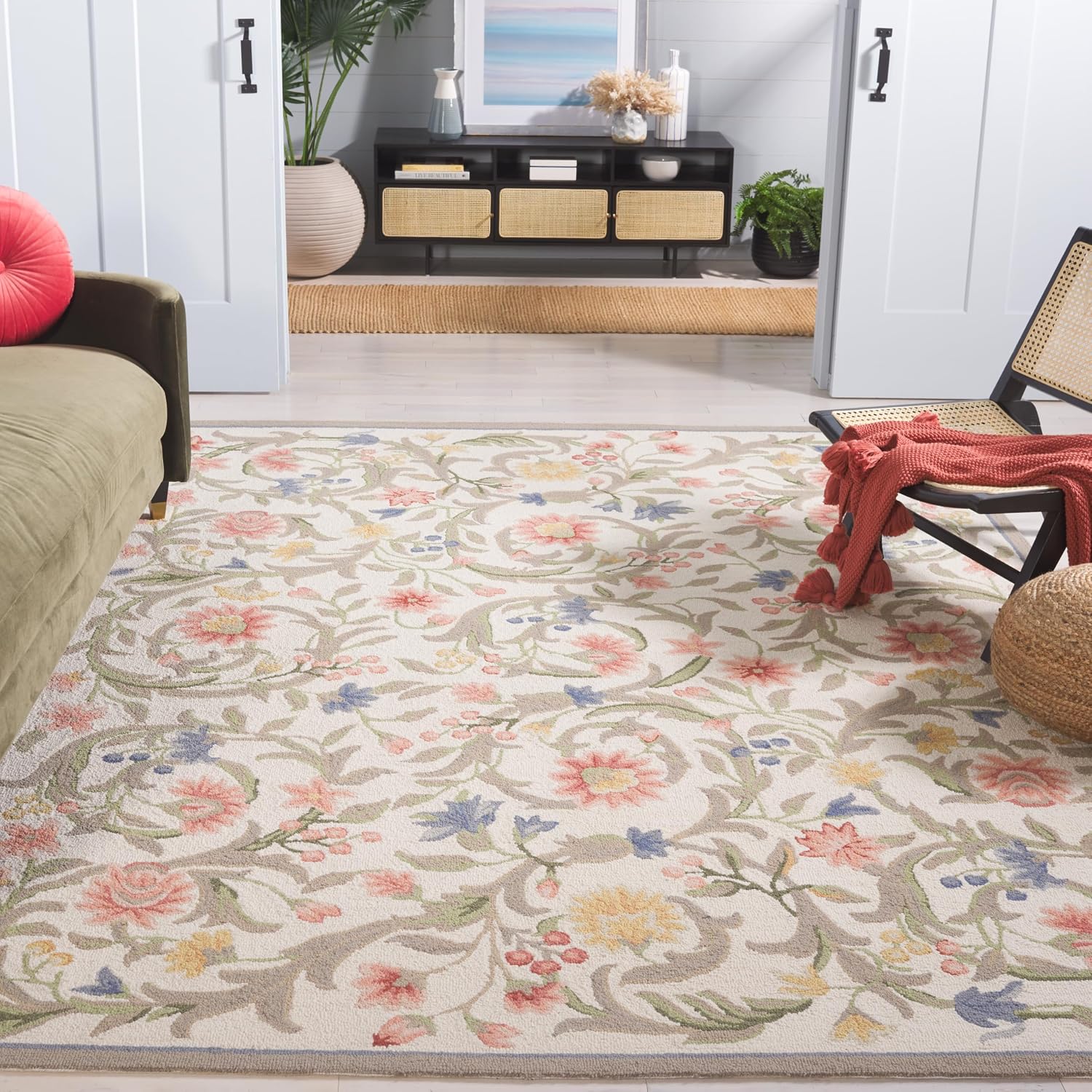 Ivory French Country Wool Runner
