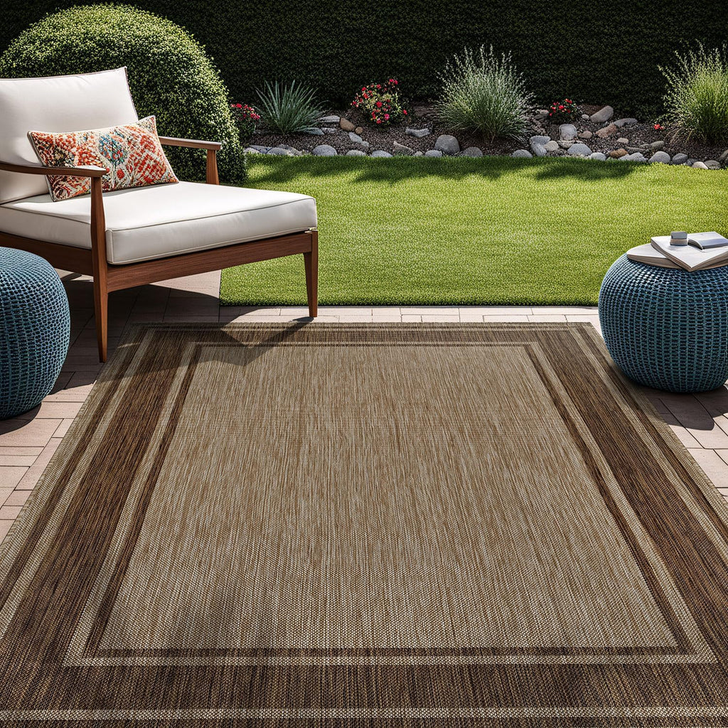 Beverly Border Jute Outdoor Rug