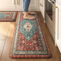 Collive Boho Kitchen Mat Set