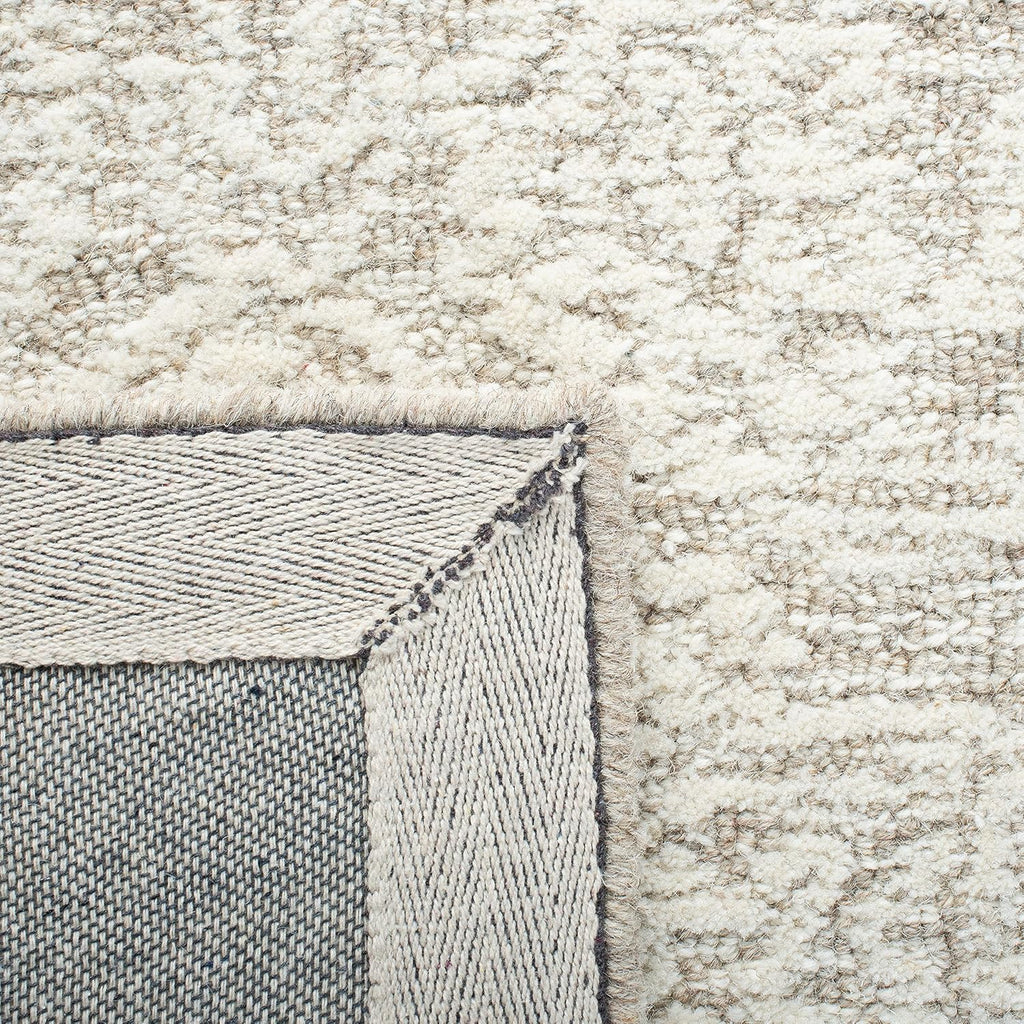 SAFAVIEH Natural Ivory Wool Runner Rug