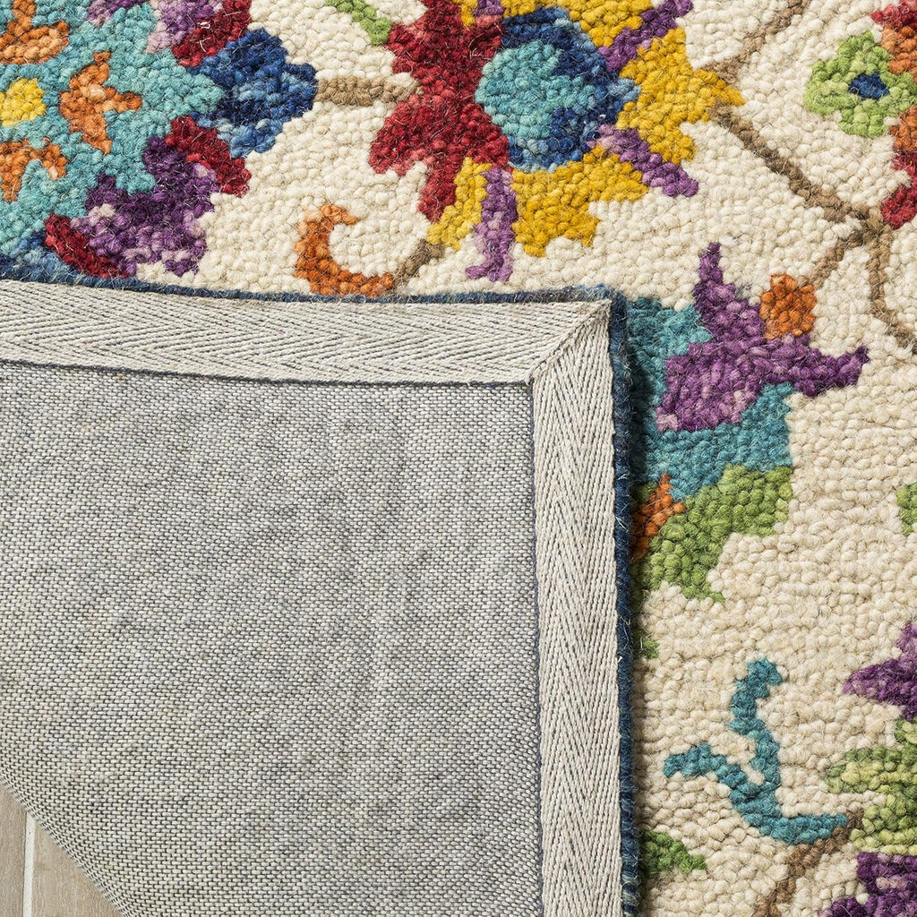 SAFAVIEH Boho Floral Wool Runner Rug